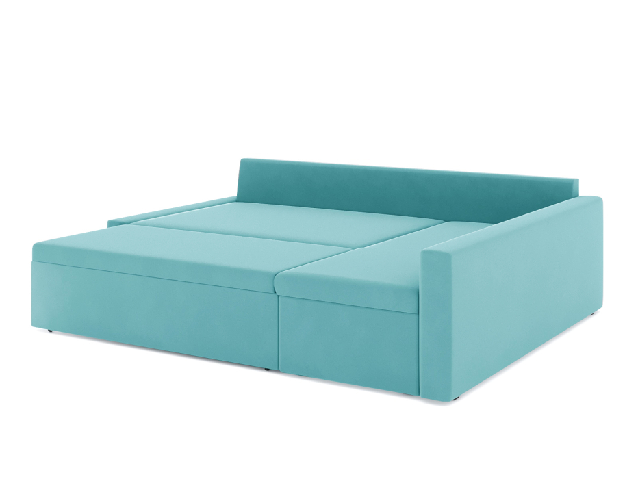 Диваны угловые в гостиную, Диван-кровать угловой Фрихетен дельфин, велюр