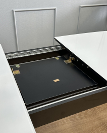 Стол Kenner 1300K раздвижной, стекло глянец