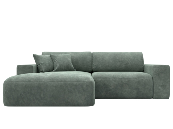 Диван угловой Лига-036 НПБ Классик левый угол, велюр BRUT