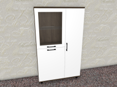 Шкафы распашные, Модульная система Грейс Шкаф ШК-5084  Гикори Джексон Темный