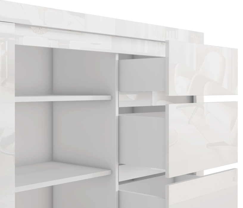 Комоды, Комод с 3-мя ящиками, 107х90х40 см Спайс