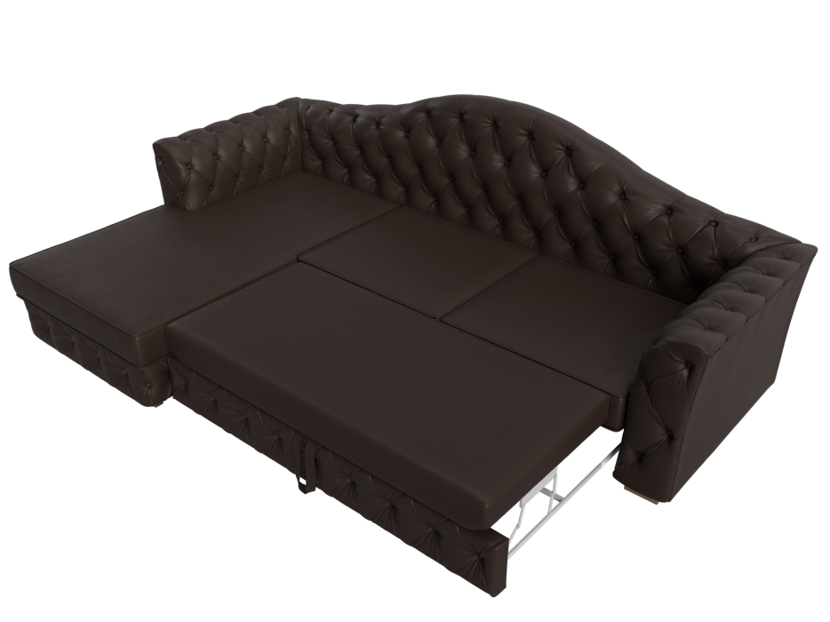 Диваны угловые в гостиную, Диван угловой Артис левый угол, экокожа