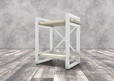 Тумба прикроватная Айсберг Лофт 40 белый