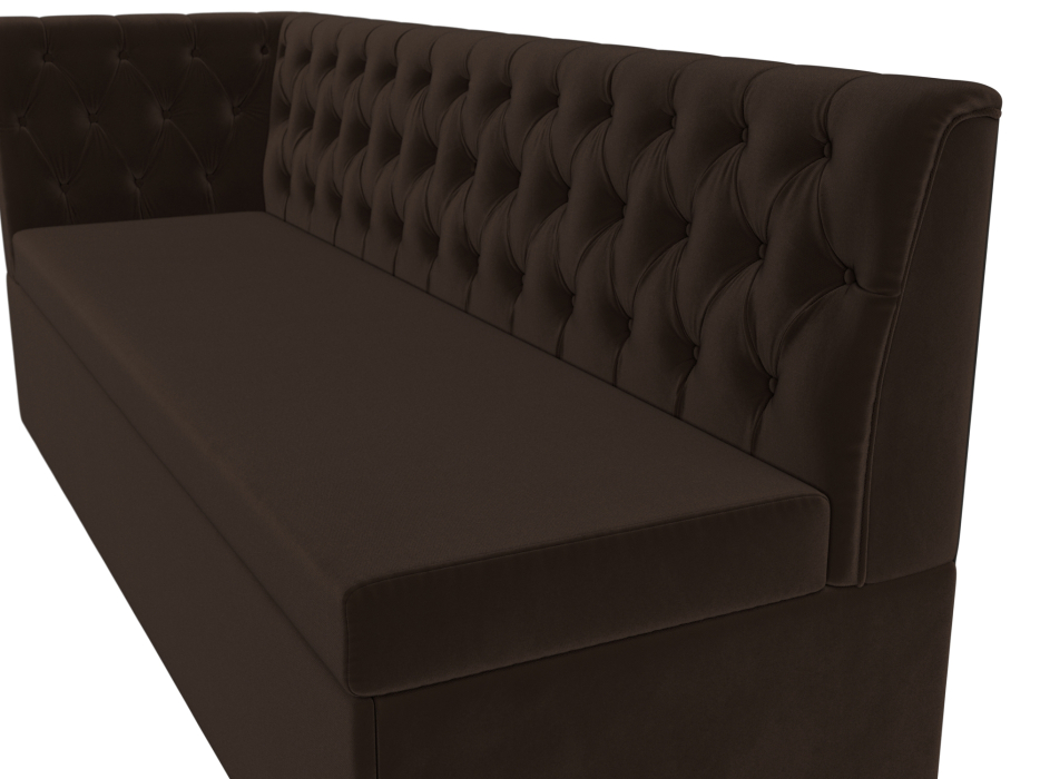 Диваны угловые кухонные, Диван кухонный Маркиз с углом слева, микровельвет