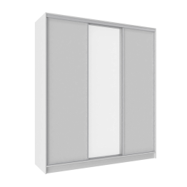 Шкаф-купе 3-дв  Домашний 2000 зеркало/лдсп  (в2295*ш2000*г595)