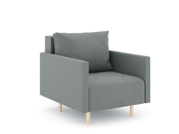 Кресло для отдыха Милли с подлокотниками, велюр