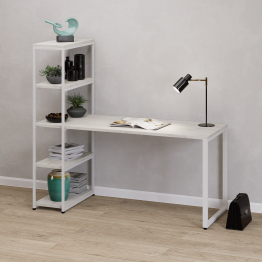 Стол-Стеллаж Айсберг Лофт 01 Белый