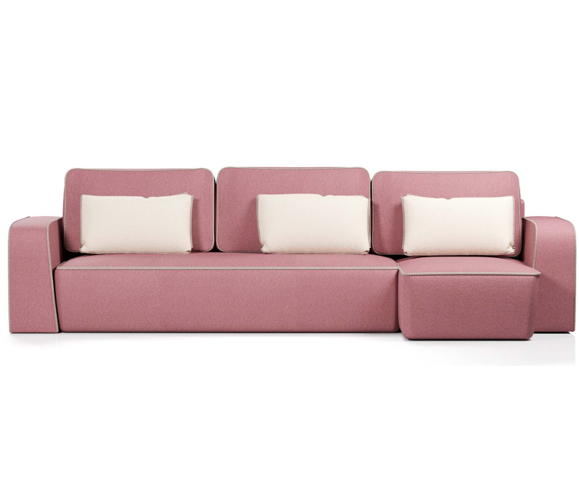 Диваны угловые в гостиную, Диван-кровать угловой Линда еврокнижка,велюр