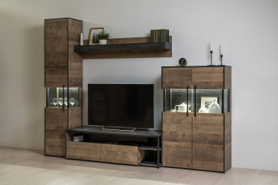 Трувор Шкаф-пенал с витриной 13.205 