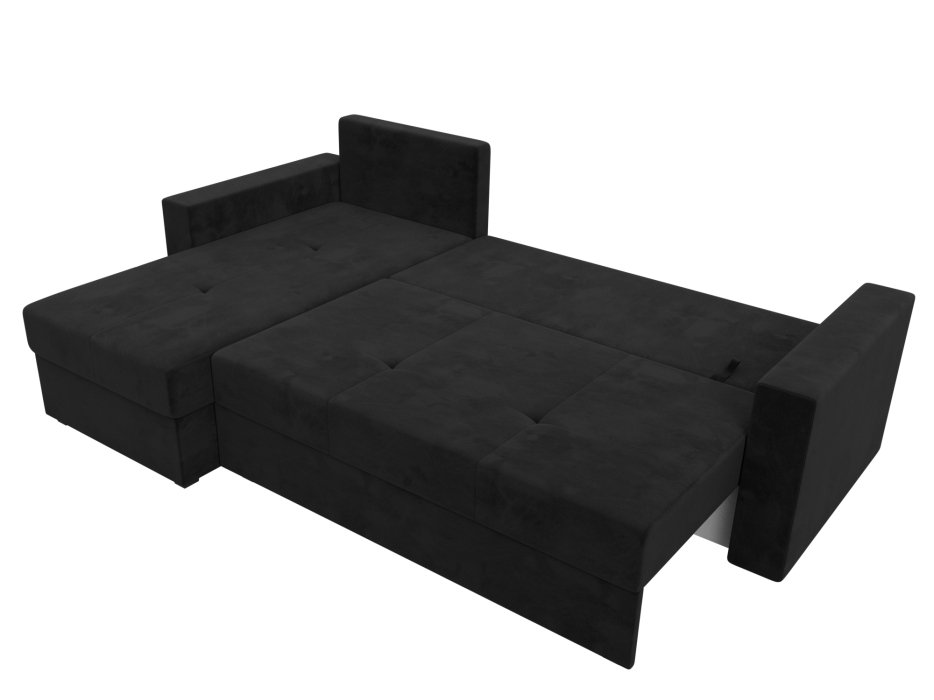 Диваны угловые в гостиную, Диван угловой Верона Лайт левый угол, велюр