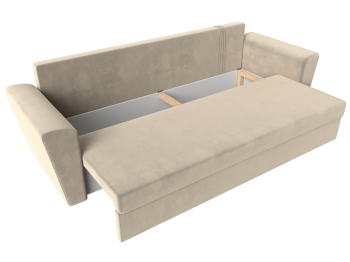 Прямой диван Амстердам Лайт, микровельвет