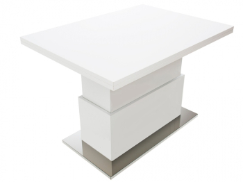 Стол-трансформер Slide (опоры сатинированная сталь)