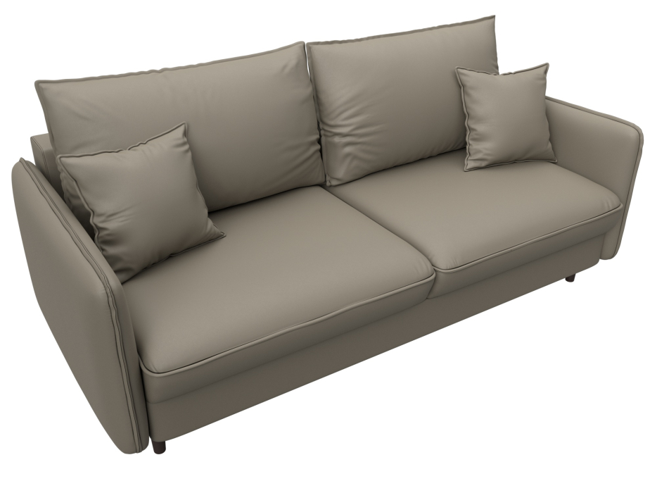 Диваны с ящиком для белья, Диван прямой Лига-064 НПБ, экокожа GRIFON