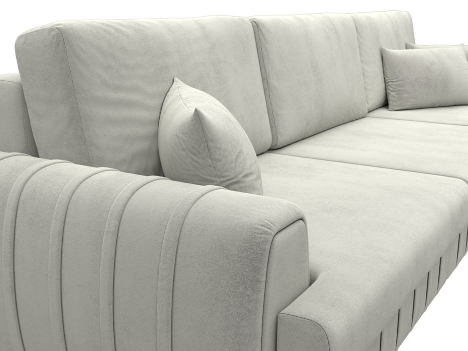 Диваны еврокнижки, Диван прямой Лига-057 НПБ Лонг, велюр TOWER