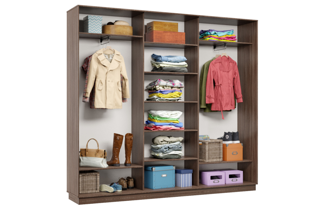 Шкафы-купе 3-х дверные, Шкаф-купе Премьер Лайт 53 (11;11;11) трехдверный