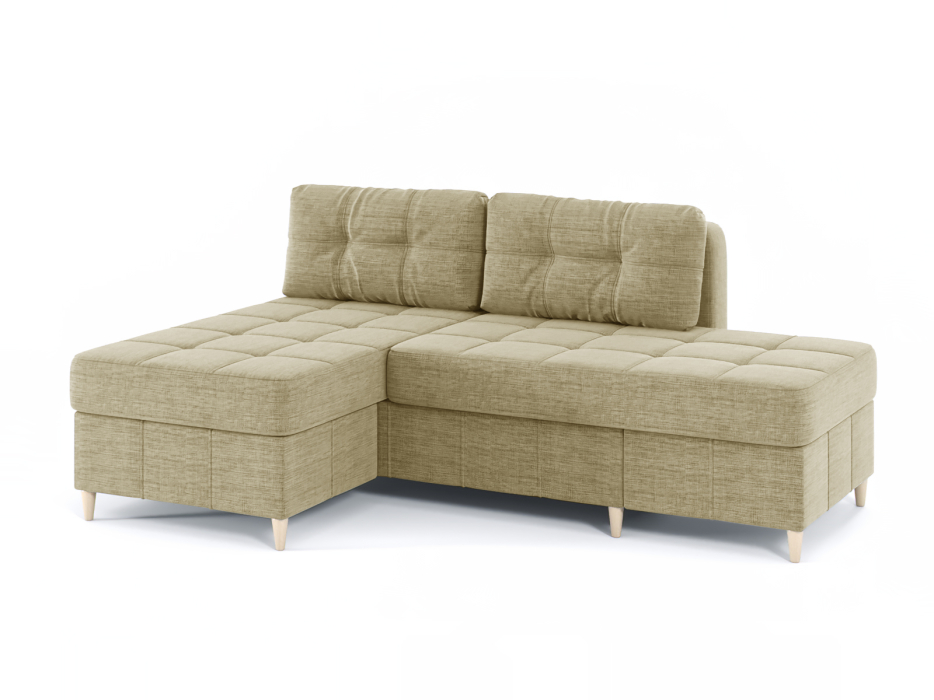 Диваны угловые в гостиную, Диван-кровать угловой Оливер Люкс 2 еврокнижка-трансформер, рогожка