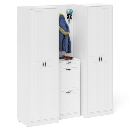 П-6 прихожая компоновка № 15 МДФ фрезеровка прованс