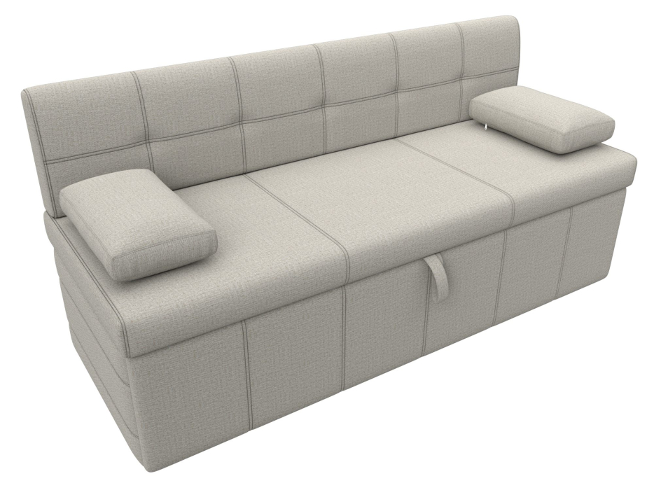 Диваны прямые кухонные, Диван кухонный прямой Лео, рогожка Амур