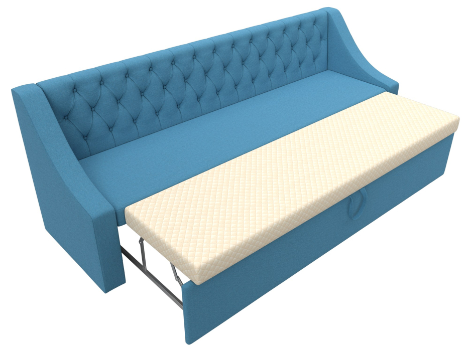 Диваны прямые кухонные, Диван кухонный прямой Мерлин, рогожка Амур