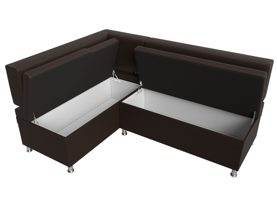 Кухонные уголки, Кухонный уголок Стайл левый угол, экокожа