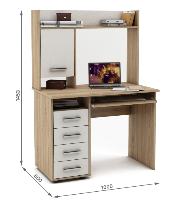 Прямые, Письменный стол Остин-12К