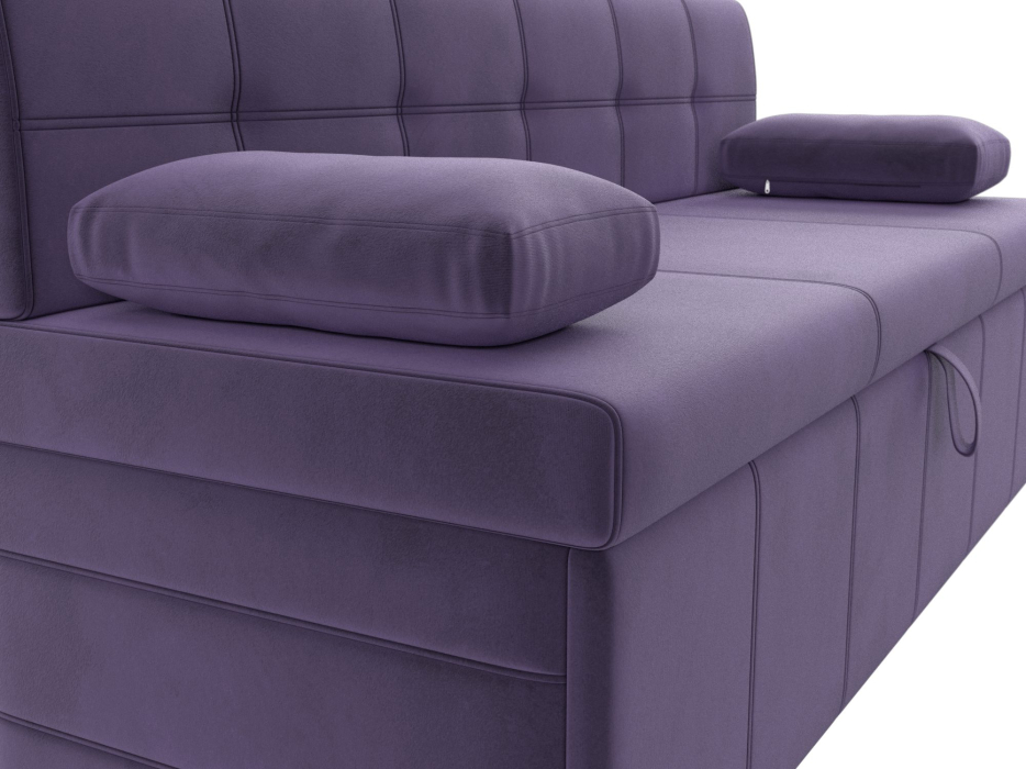 Диваны прямые кухонные, Кухонный прямой диван Лео, велюр