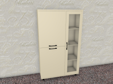 Шкафы распашные, Модульная система Грейс Шкаф ШК-5081  Серый Кашемир