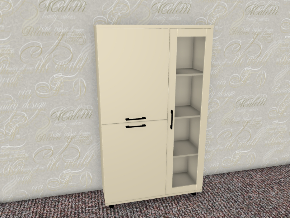 Шкафы распашные, Модульная система Грейс Шкаф ШК-5081  Серый Кашемир