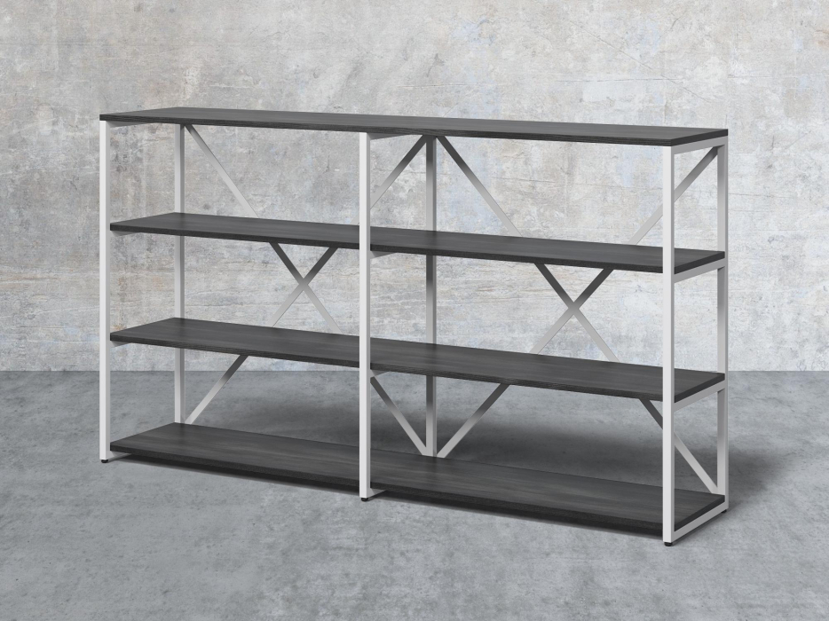 Открытые, Стеллаж Айсберг Лофт 160/4 (Белый)