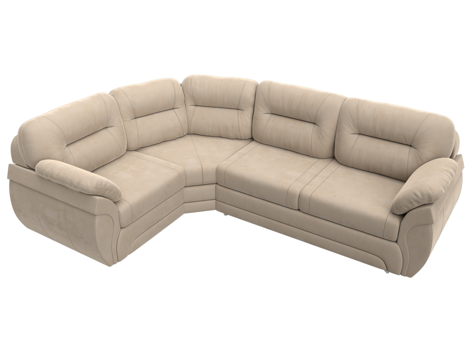 Диваны угловые в гостиную, Диван угловой Бруклин левый угол, велюр