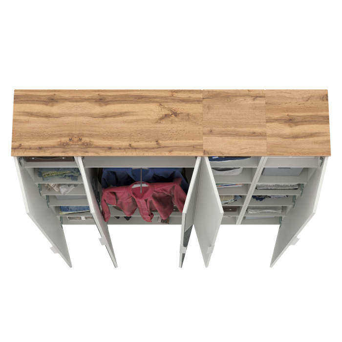 Прихожие, Набор шкафов для компактной прихожей Октава № 2