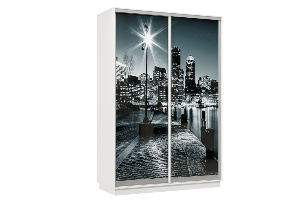 Шкафы-купе, Шкаф-купе Премьер Лайт 02 Мини Ф-1356 двухдверный