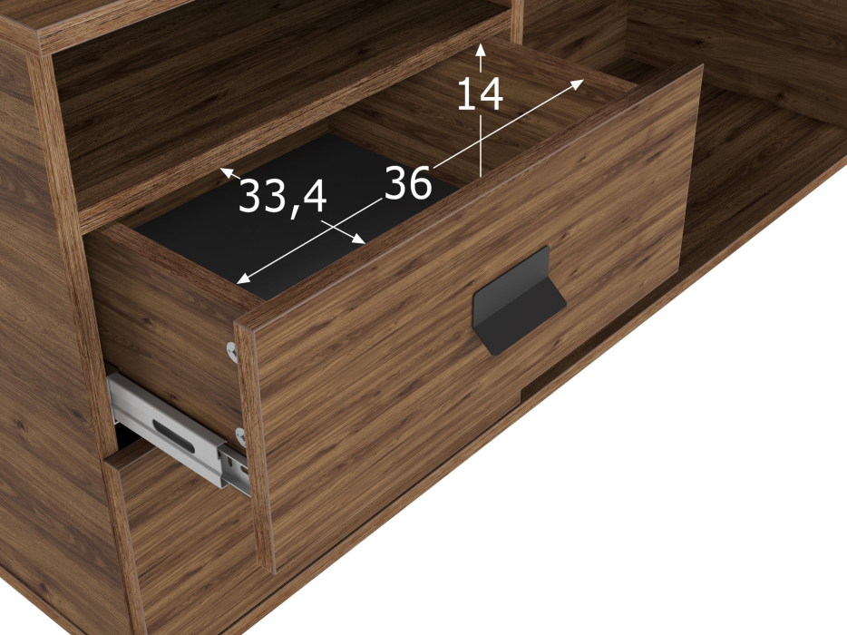 Угловые, Стол рабочий универсальный Калифорния Хардвиг СР01 ЛДСП