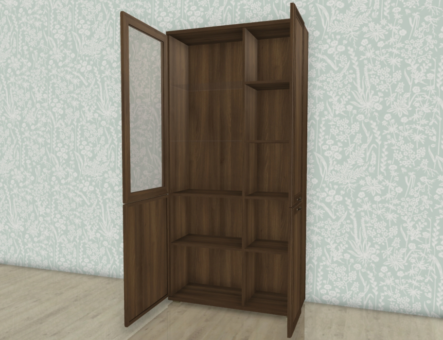 Шкафы двухстворчатые, Модульная система Карина Шкаф ШК-1072