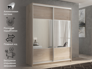 Шкаф-купе 2х дверный Кааппи 6 160х45