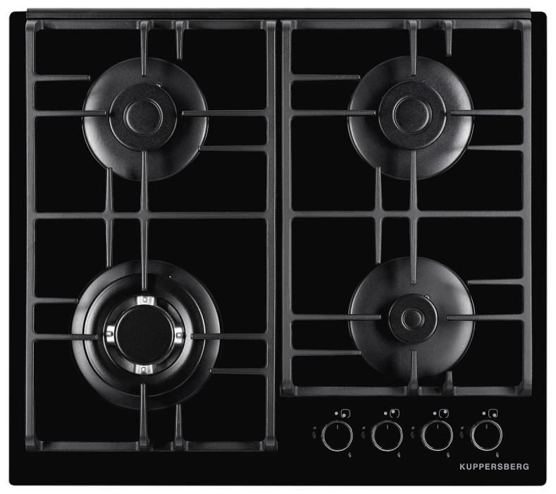 Встраиваемые варочные панели, Встраиваемая газовая варочная поверхность Kuppersberg FQ 63 B
