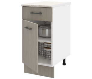 Шкаф напольный со столешницей с 1-м ящиком 40 см Иола