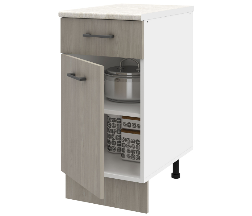 Напольные, Шкаф напольный со столешницей с 1-м ящиком 40 см Иола