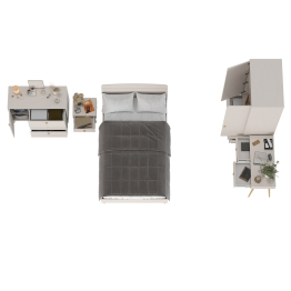 Мебель в спальню Афина с кроватью 1200