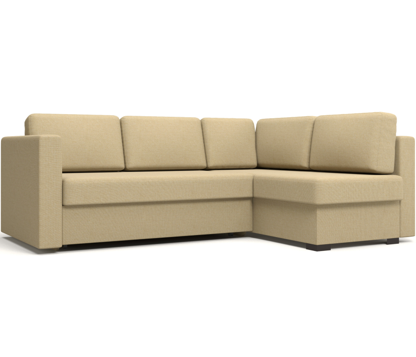 Диваны угловые в гостиную, Диван угловой Джессика 2 правый, рогожка