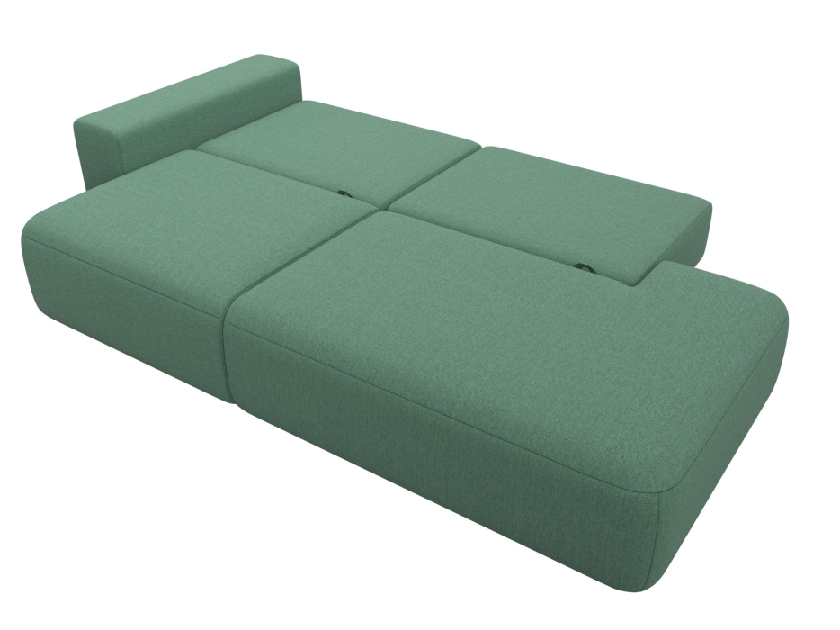 Диваны еврокнижки, Диван прямой Лига-036 НПБ Модерн подлокотник слева, рогожка Амур