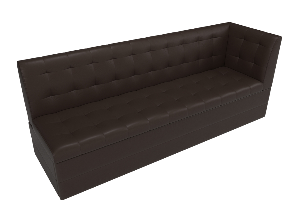 Диваны угловые кухонные, Кухонный диван Бриз с углом справа, экокожа