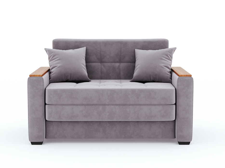 Диваны с ящиком для белья, Диван-кровать Этро Вуд, велюр