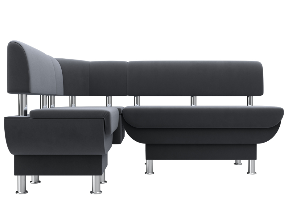 Кухонные уголки, Кухонный угловой диван Альфа левый угол, велюр