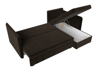 Диван угловой Слим универсальный угол, микровельвет