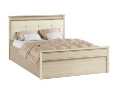 Кровати с мягким изголовьем, Корпус кровати 1,6м ЛКР-1 Спальня Ливорно