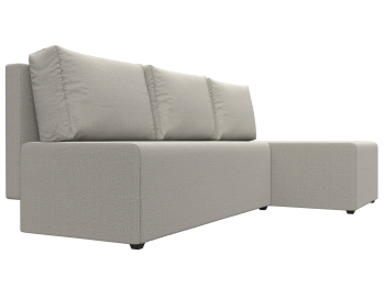 Диван угловой Поло правый угол, рогожка Амур