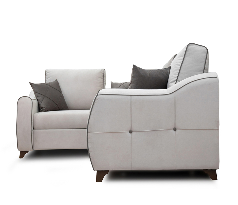 Диваны угловые в гостиную, Угловой диван Френсис, Велюр Амиго