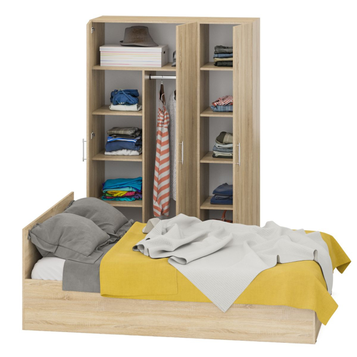 Спальные гарнитуры, Спальный гарнитур № 1 Стандарт с кроватью 1400