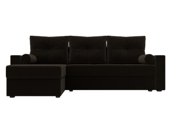 Диван угловой Верона Лайт левый угол, микровельвет